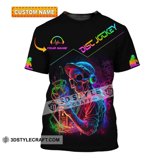 Unisex Shirt - Custom Text Shirt Disc Jockey style option 1