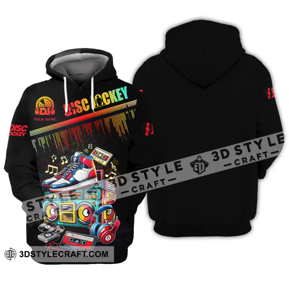 Unisex Shirt - Custom Text Shirt DJ Shirt Hoodie / S T-shirt