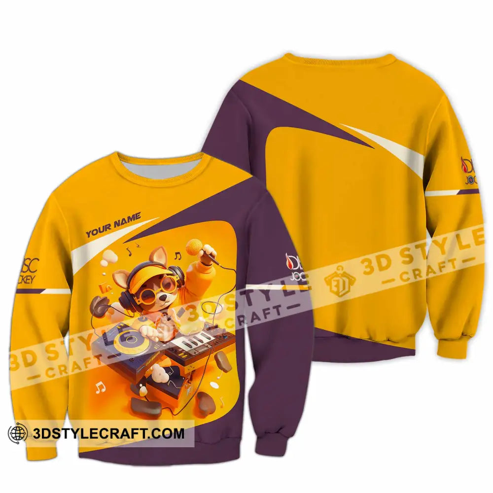 Unisex Shirt - Custom Text Shirt DJ Shirt Shirt Long Sleeve / S T-shirt