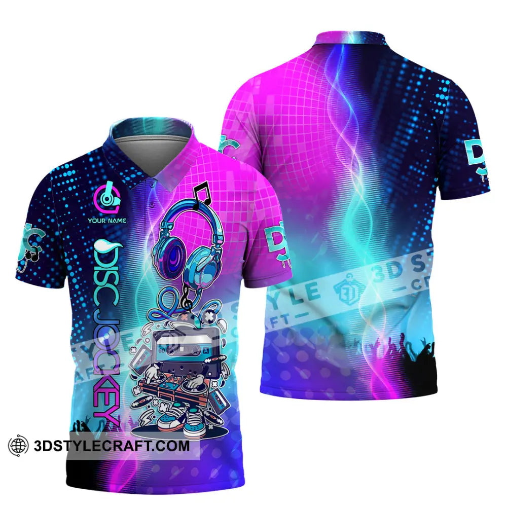 Unisex Shirt - Custom Text Shirt DJ Shirt Polo Shirt / S T-shirt