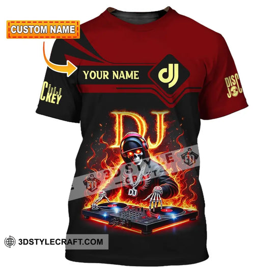 Unisex Shirt - Custom Text Shirt DJ style option 1