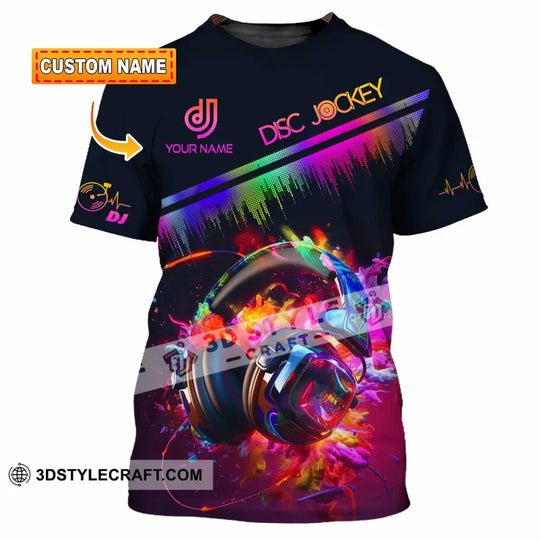 Unisex Shirt - Custom Text DJ Shirt style option 1