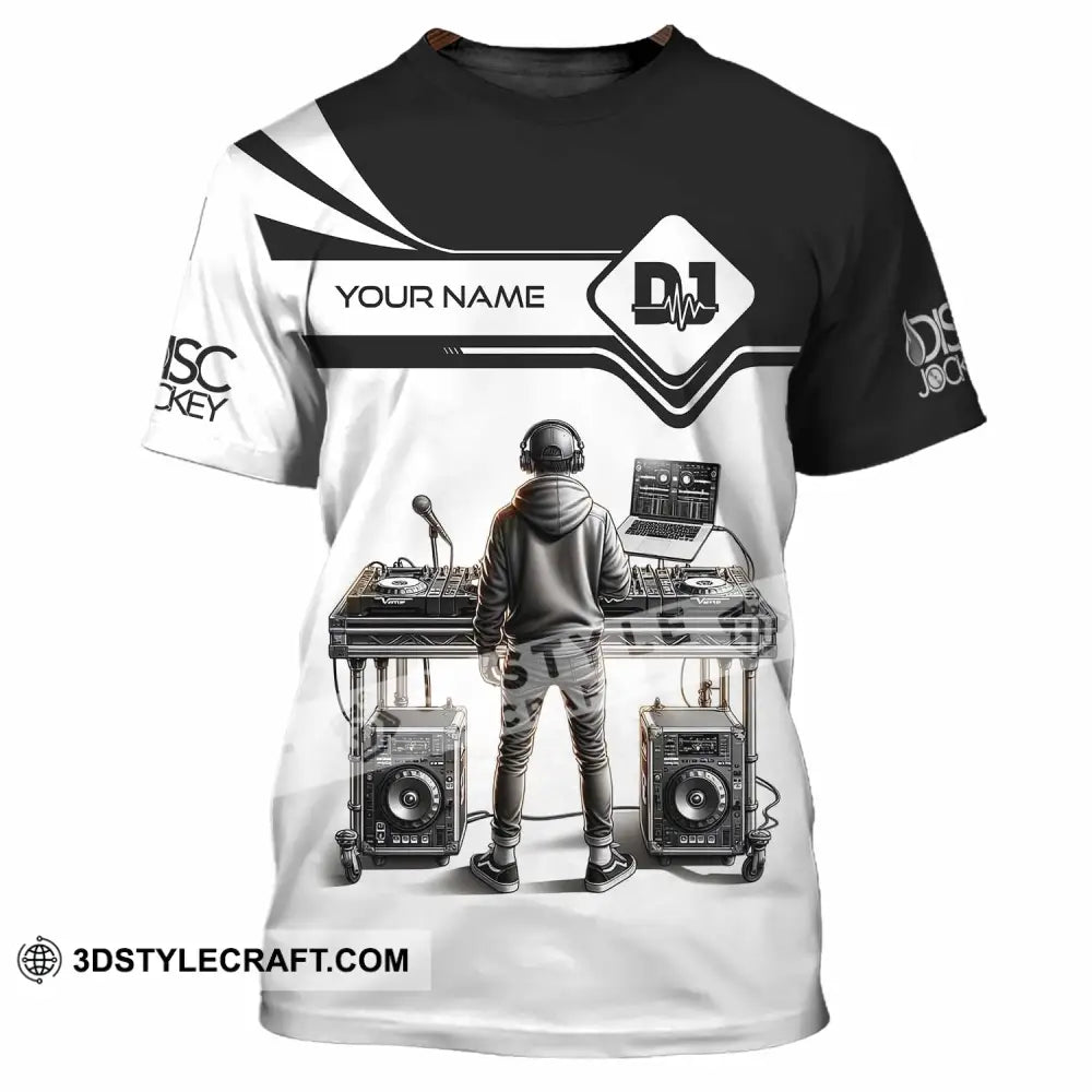 Unisex Shirt - Custom Text Dj T-Shirt / S T-Shirt