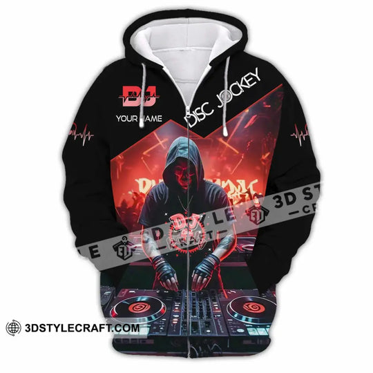 Unisex Shirt - Custom Text Shirt DJ style option 3