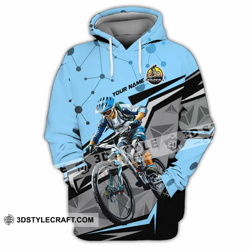 Unisex Shirt - Custom Text Shirt Downhill Shirt Hoodie / S T-shirt