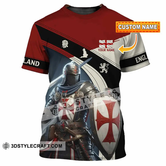 Unisex Shirt - Custom Text Shirt, England Shirt style option 1