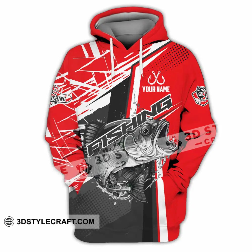 Unisex Shirt - Custom Text Shirt Fishing Shirt Hoodie / S T-shirt