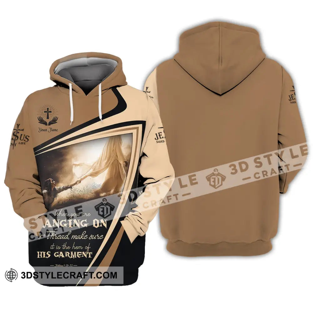 Unisex Shirt - Custom Text God Save My Life Hoodie / S T-Shirt