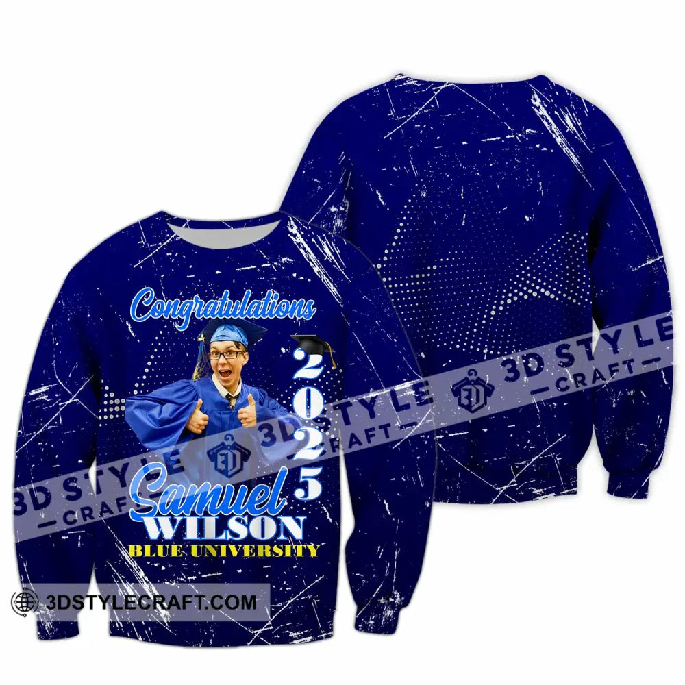 Unisex Shirt - Custom Text Shirt Grad Shirt - Long Sleeve / S - T-shirt