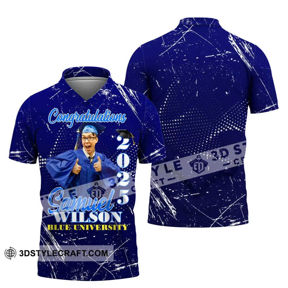 Unisex Shirt - Custom Text Shirt Grad Shirt - Polo Shirt / S - T-shirt