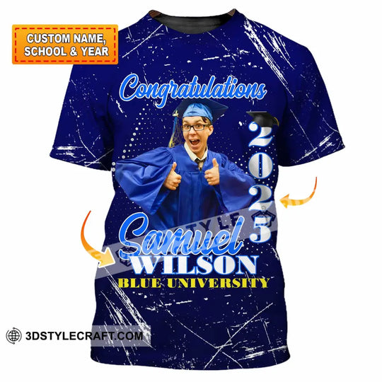 Unisex Shirt - Custom Text Shirt, Grad Shirt style option 1