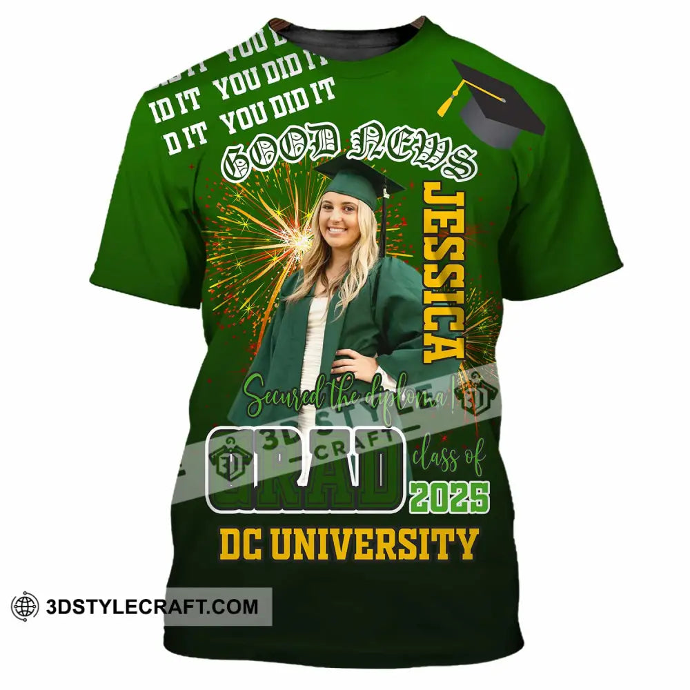 Unisex Shirt - Custom Text Shirt Grad Shirt - T-Shirt / S - T-shirt