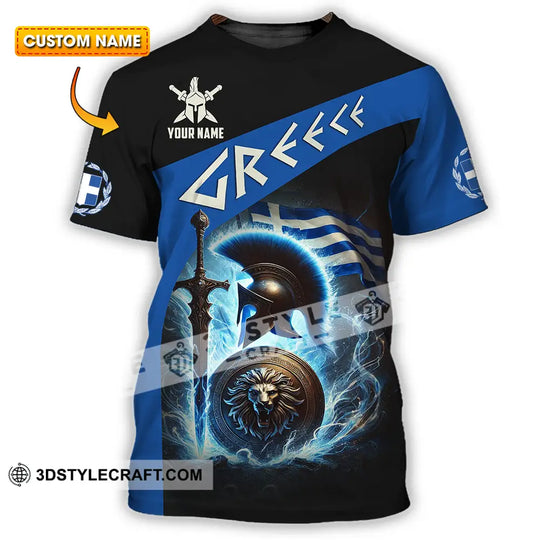 Unisex Shirt - Custom Text Shirt Greece style option 1