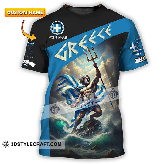 Unisex Shirt - Custom Text Shirt Greece style option 1