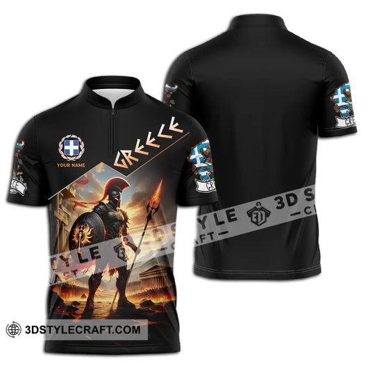 Unisex Shirt - Custom Text Shirt Greece style option 2