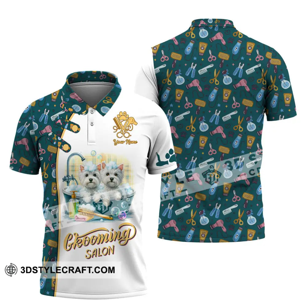 Unisex Shirt - Custom Text Shirt Groom Salon Shirt Polo Shirt / S T-shirt