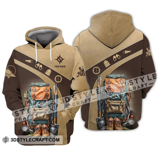 Unisex Shirt - Custom Text Shirt, Hiking Shirt style option 3