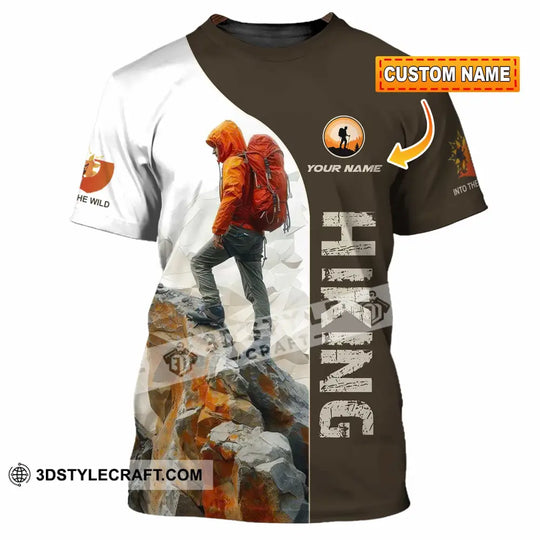 Unisex Shirt - Custom Text Shirt, Hiking Shirt style option 1