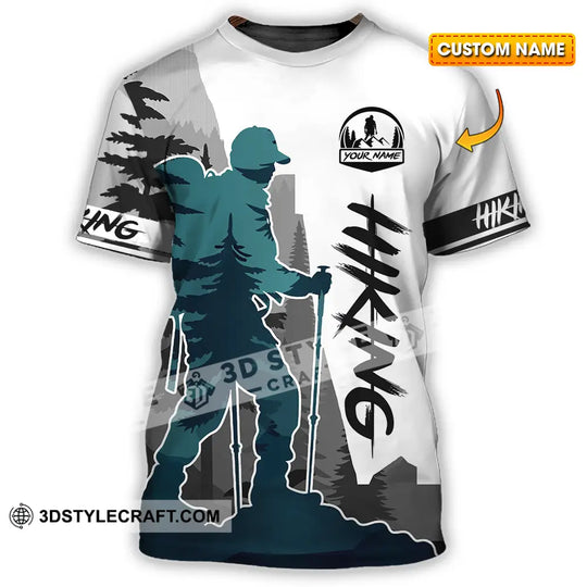 Unisex Shirt - Custom Text Shirt Hiking style option 1