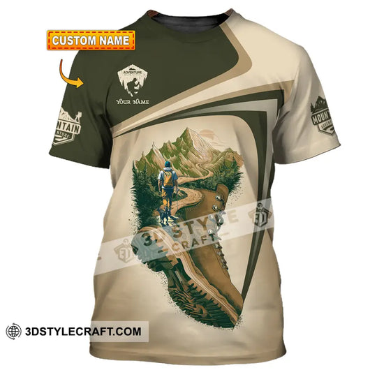 Unisex Shirt - Custom Text Shirt, Hiking style option 1