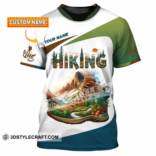 Unisex Shirt - Custom Text Shirt, Hiking Shirt style option 1