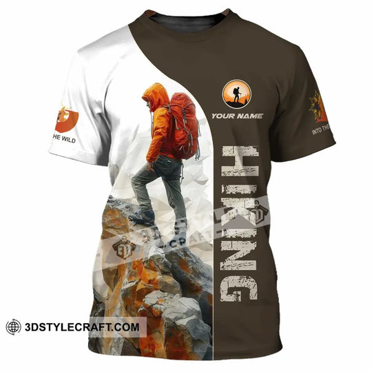 Unisex Shirt - Custom Text Shirt, Hiking Shirt style option 2