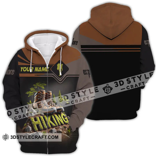 Unisex Shirt - Custom Text Shirt Hiking style option 4