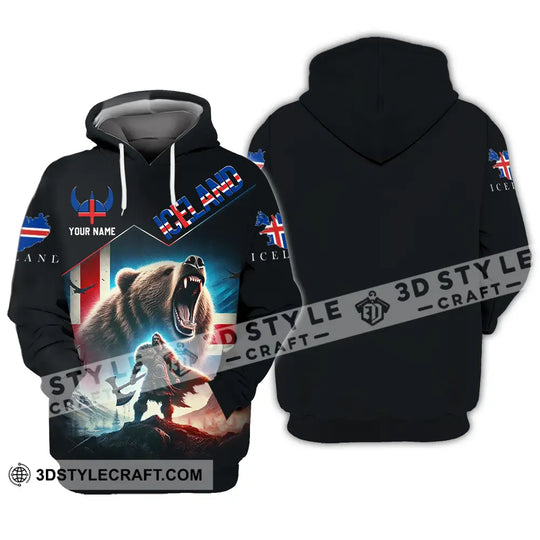 Unisex Shirt - Custom Text Shirt Iceland style option 3