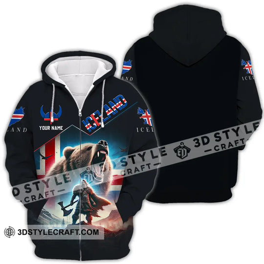 Unisex Shirt - Custom Text Shirt Iceland style option 4