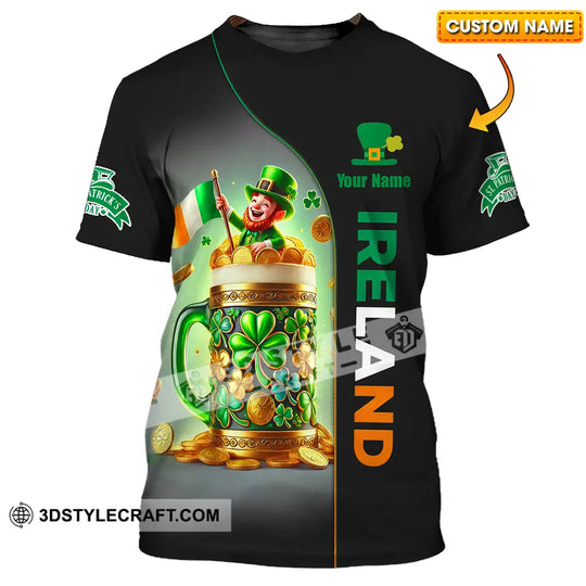 Unisex Shirt - Custom Text Shirt Ireland style option 1