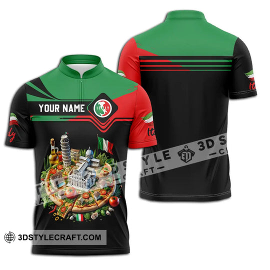 Unisex Shirt - Custom Text Shirt, Italy Shirt style option 2