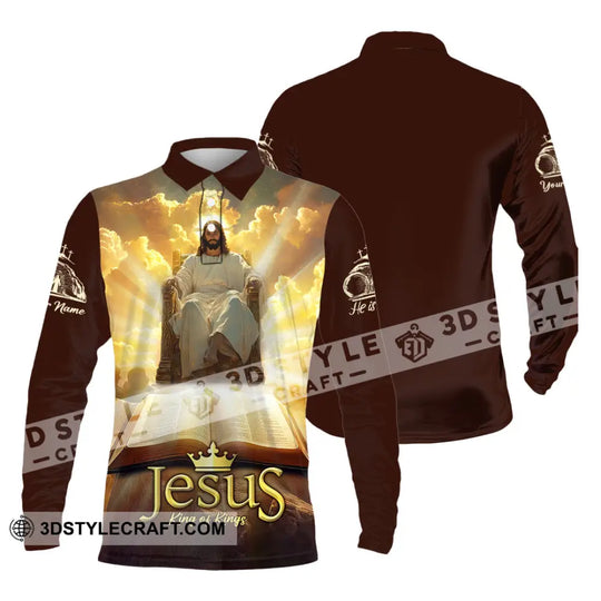 Unisex Shirt - Custom Text Shirt Jesus, King Of Kings style option 3