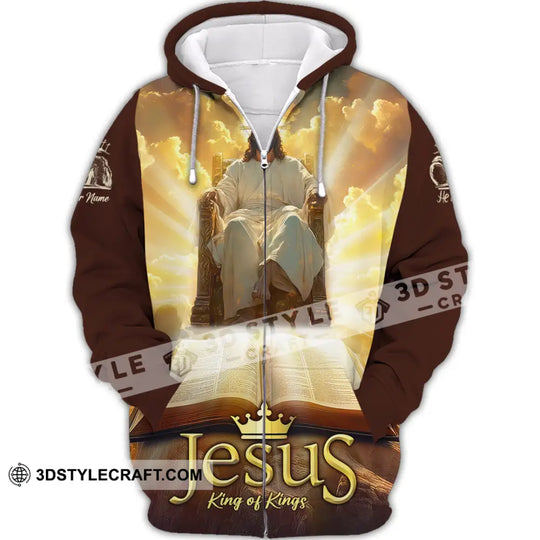Unisex Shirt - Custom Text Shirt Jesus, King Of Kings style option 2