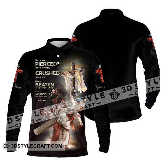 Unisex Shirt - Custom Text Shirt Jesus Saves style option 3