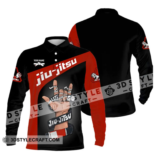 Unisex Shirt - Custom Text Shirt, Jiu Jitsu Shirt style option 3