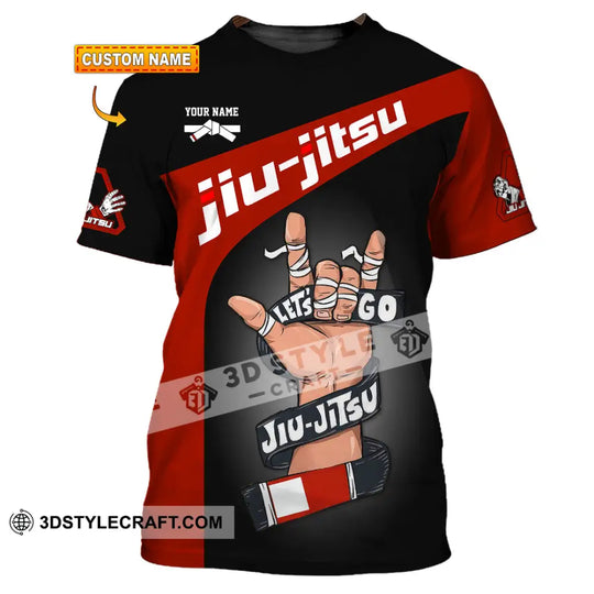 Unisex Shirt - Custom Text Shirt, Jiu Jitsu Shirt style option 1