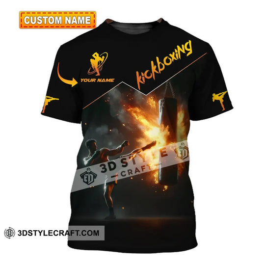 Unisex Shirt - Custom Text Shirt Kickboxing style option 1