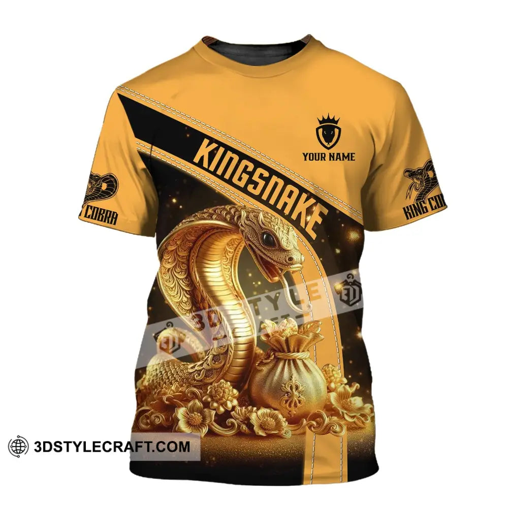 Unisex Shirt - Custom Text King Snake T-Shirt / S T-Shirt