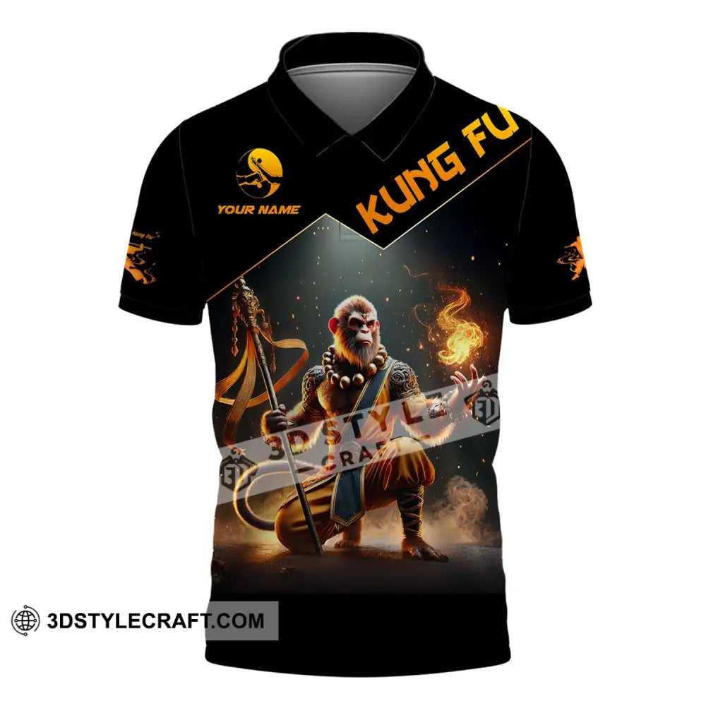 Unisex Shirt - Custom Text Kung Fu Polo / S T-Shirt