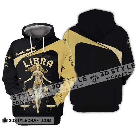 Unisex Shirt - Custom Text Shirt Libra style option 3