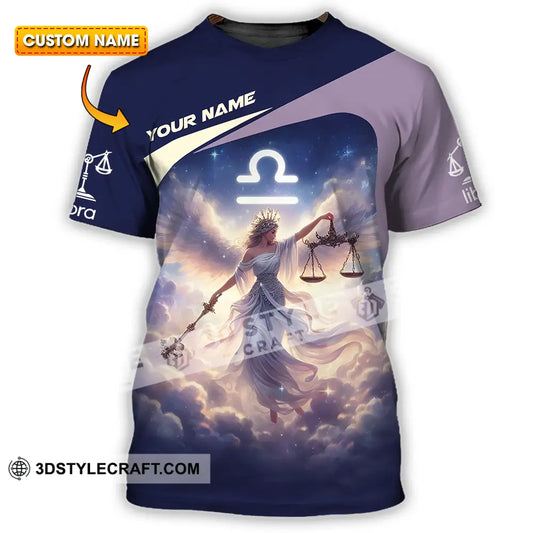 Unisex Shirt - Custom Text Libra T-Shirt