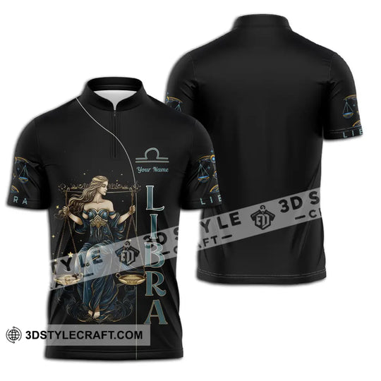 Unisex Shirt - Custom Text Shirt Libra style option 2