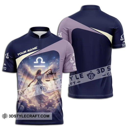 Unisex Shirt - Custom Text Shirt Libra style option 2