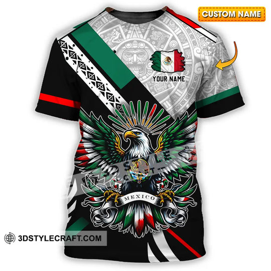 Unisex Shirt - Custom Text Shirt, Mexico Aztec Classic Shirt style option 1