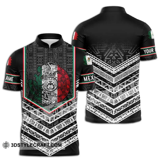 Unisex Shirt - Custom Text Shirt, Mexico Aztec Shirt style option 2