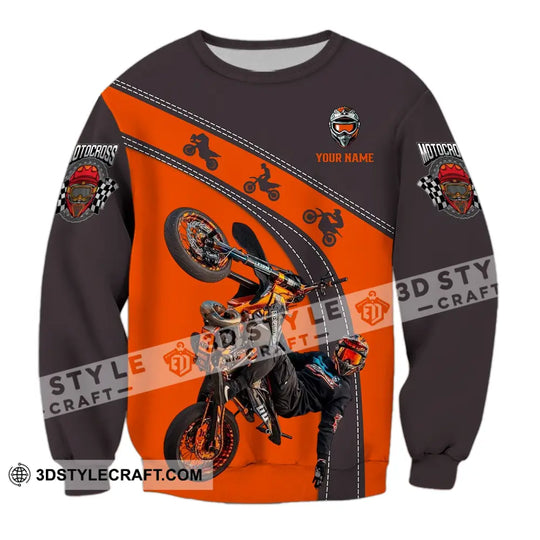 Unisex Shirt - Custom Text Shirt Motocross style option 4