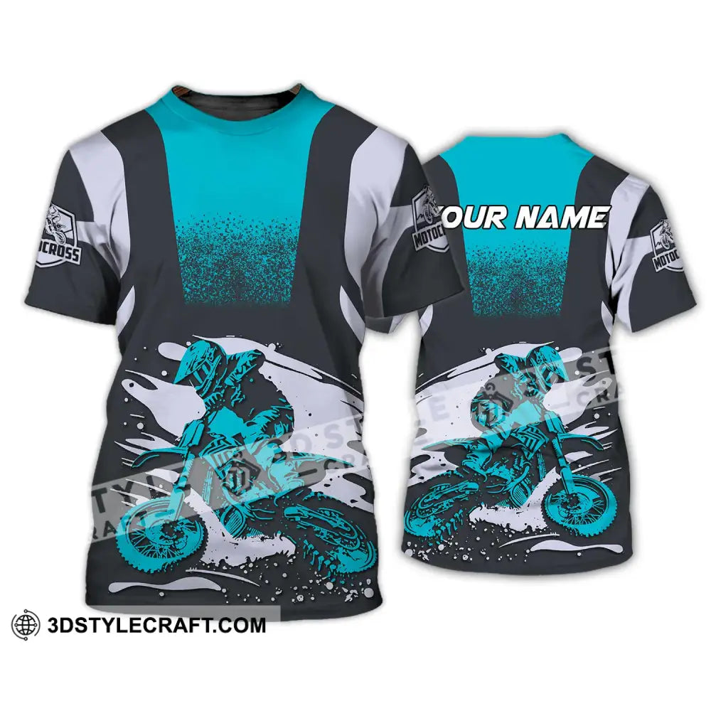 Unisex Shirt - Custom Text Motocross Sport T-Shirt / S T-Shirt