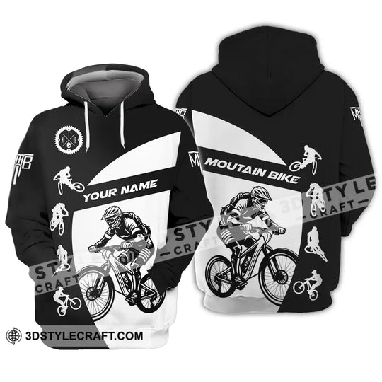 Unisex Shirt - Custom Text Mountain Bike Sport Shirt style option 3