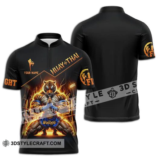Unisex Shirt - Custom Text Shirt Muay Thai style option 3