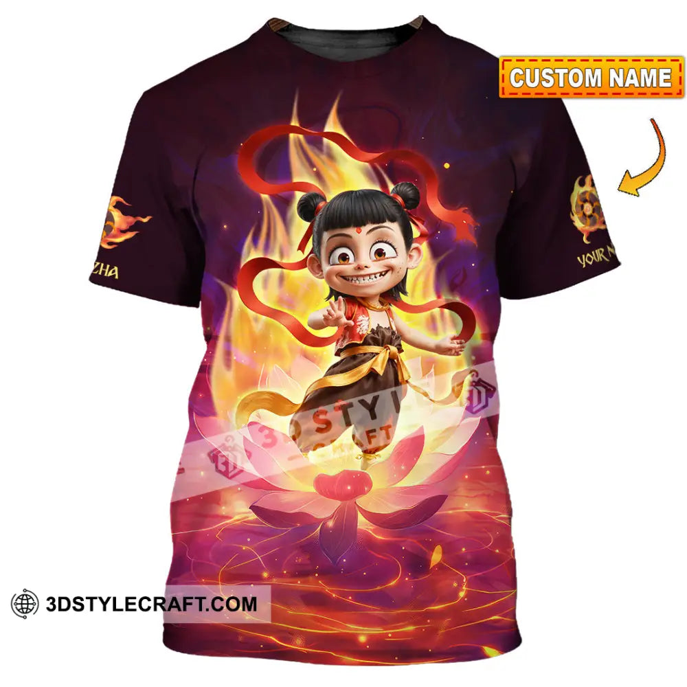 Unisex Shirt - Custom Text Shirt Nezha Shirt T-shirt